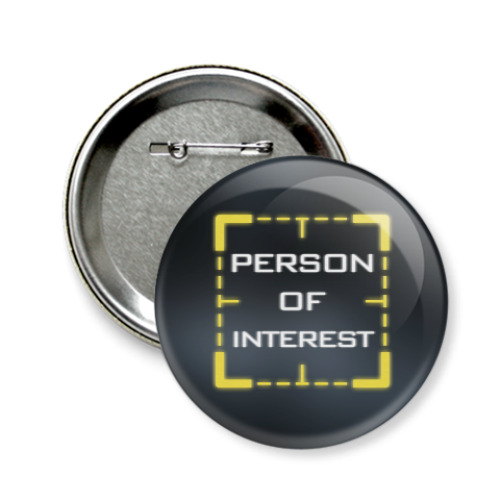 Значок 58мм с принтом Person of Interest