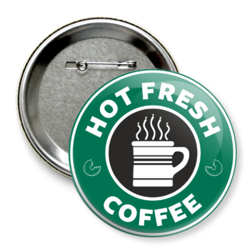 Значок 75мм с принтом HOT FRESH [NCIS]