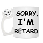 Кружка с футбольным мячиком