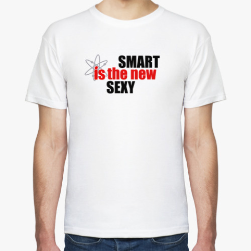 Футболка с принтом  'Smart is sexy'