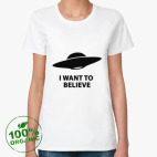 Женская футболка органик