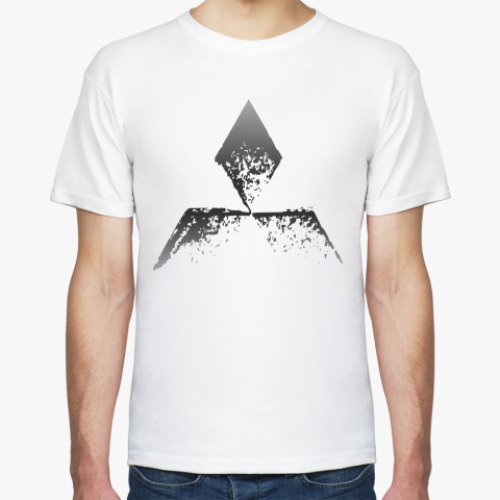 Футболка с принтом Mitsubishi