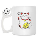 Кружка с футбольным мячиком