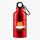 Металлическая бутылка 400 мл UV-DTF