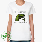 Женская футболка органик