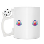 Кружка с футбольным мячиком