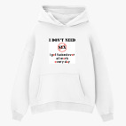 Толстовка худи оверсайз