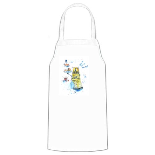 Фартук с принтом Доктор Кто. Далек. Хотите чаю?