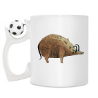 Кружка с футбольным мячиком