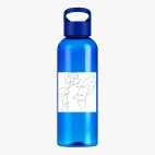 Прозрачная спортивная бутылка