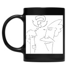 Кружка цветная UV-DTF