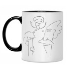 Кружка двухцветная