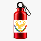 Металлическая бутылка 400 мл UV-DTF