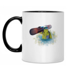 Кружка двухцветная