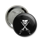 Значок 58 мм вендетта, анонимус, Гай Фокс