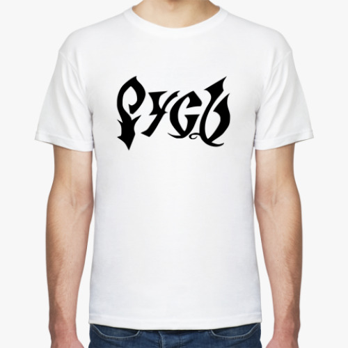 Футболка с принтом РУСЬ