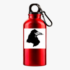 Металлическая бутылка 400 мл UV-DTF