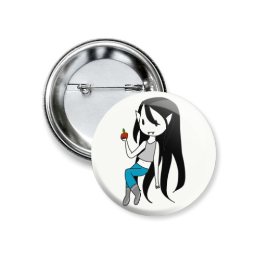 Значок 37мм с принтом Марселин Абадир