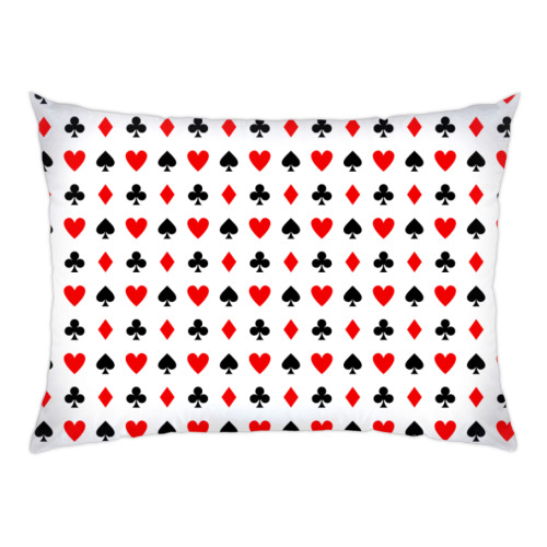 Подушка с принтом Современный дизайн Казино карт