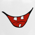 Улыбка с зубами