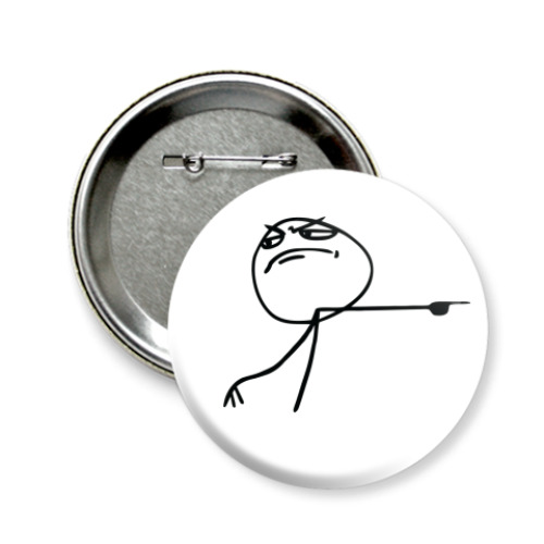 Значок 58мм с принтом GTFO