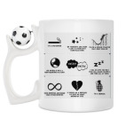 Кружка с футбольным мячиком