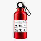 Металлическая бутылка 400 мл UV-DTF