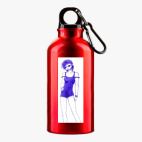 Металлическая бутылка 400 мл UV-DTF