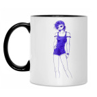 Кружка двухцветная