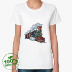 Женская футболка органик