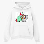 Толстовка худи оверсайз