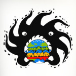 Black hole eating a globurger