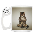 Кружка с футбольным мячиком