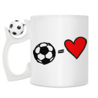 Кружка с футбольным мячиком