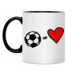 Кружка двухцветная