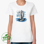 Женская футболка органик