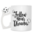 Кружка с футбольным мячиком