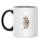 Кружка двухцветная