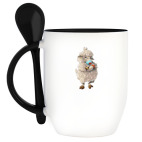 Кружка с ложкой