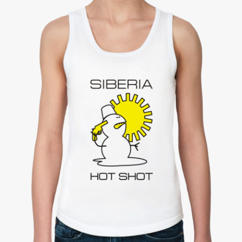 Женская майка с принтом HOT-SHOT