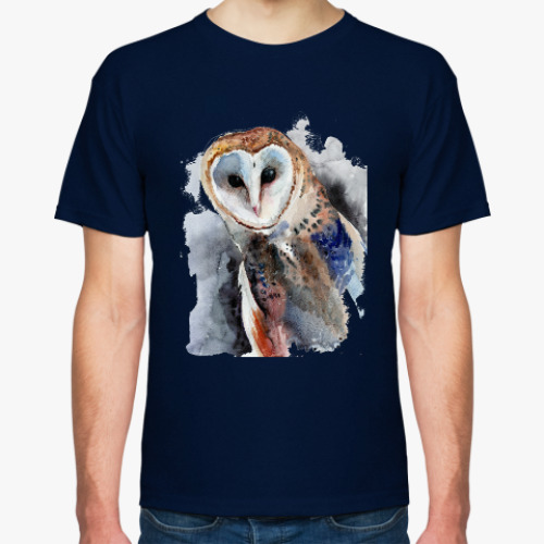 Футболка с принтом Сова