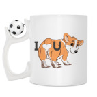 Кружка с футбольным мячиком