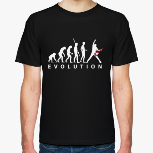 Футболка с принтом EVOLUTION