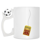 Кружка с футбольным мячиком