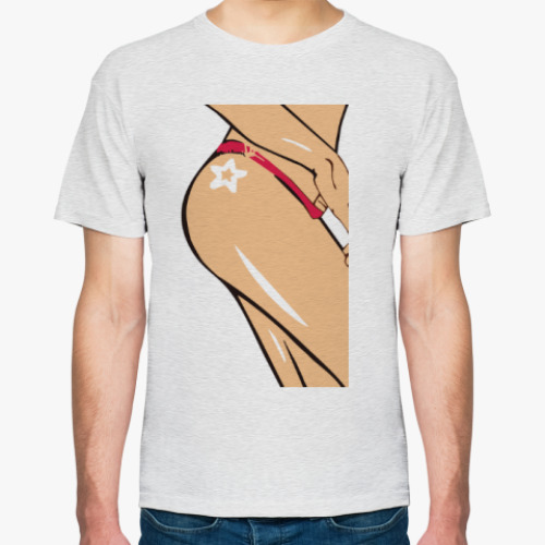 Футболка с принтом Попка