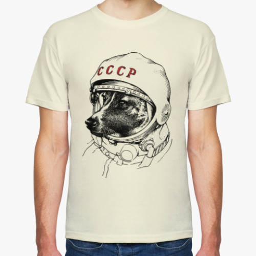 Футболка с принтом Белка и Стрелка