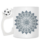 Кружка с футбольным мячиком