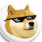 Doge meme, deal with it очки