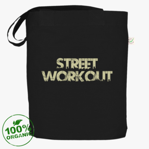 Сумка шоппер с принтом Street Workout