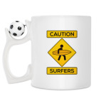 Кружка с футбольным мячиком